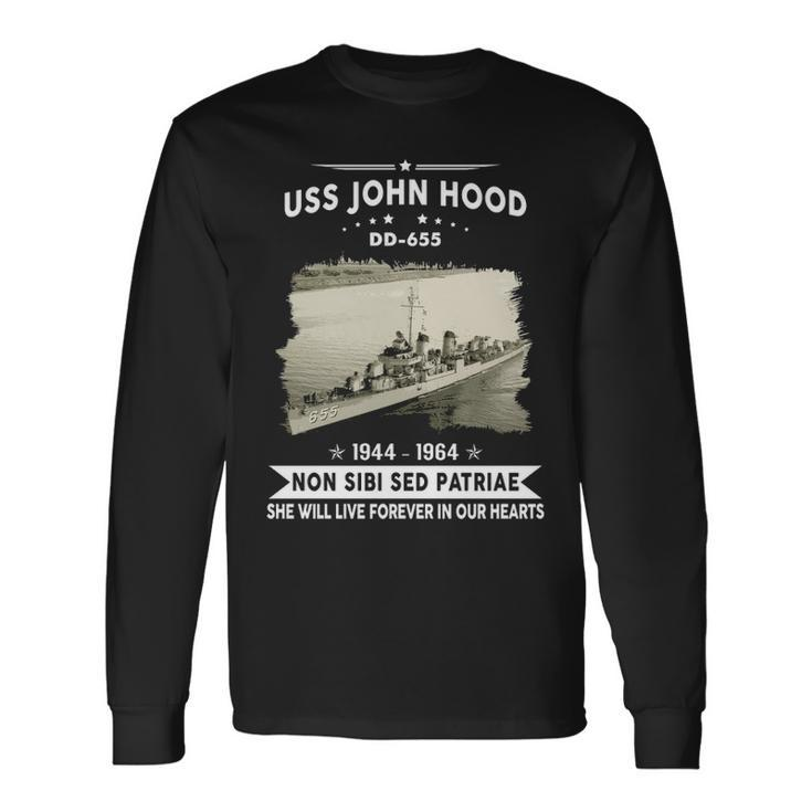Uss John Hood Dd Long Sleeve T-Shirt