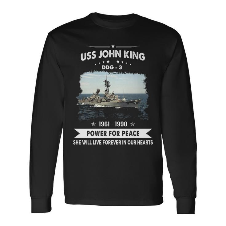 Uss John King Ddg Long Sleeve T-Shirt