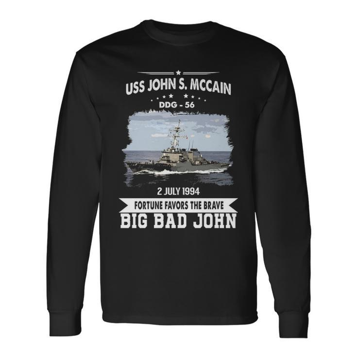Uss John S Mccain Long Sleeve T-Shirt