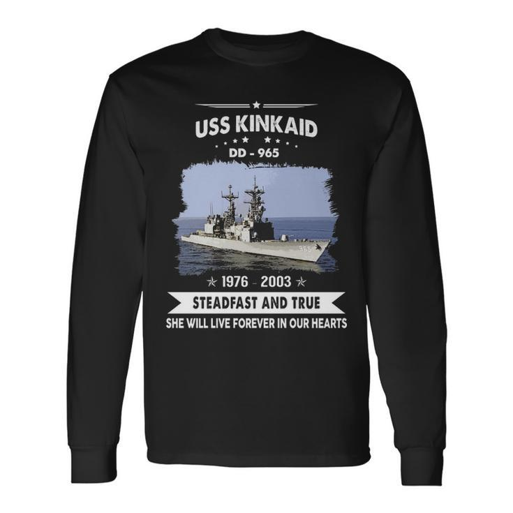 Uss Kinkaid Dd V2 Long Sleeve T-Shirt