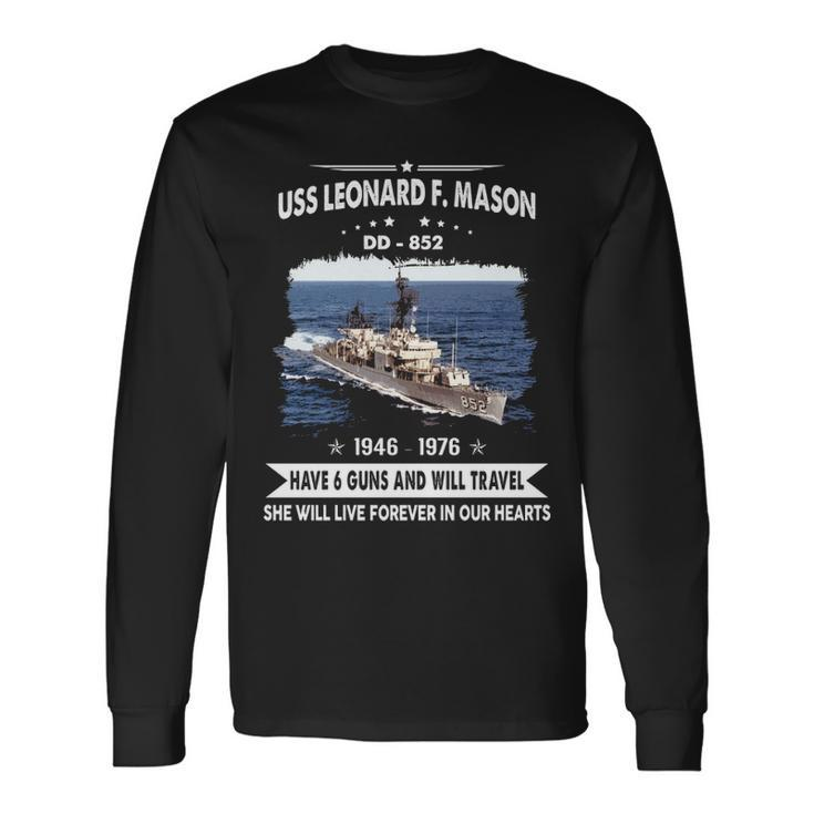 Uss Leonard F Mason Dd Long Sleeve T-Shirt Gifts ideas