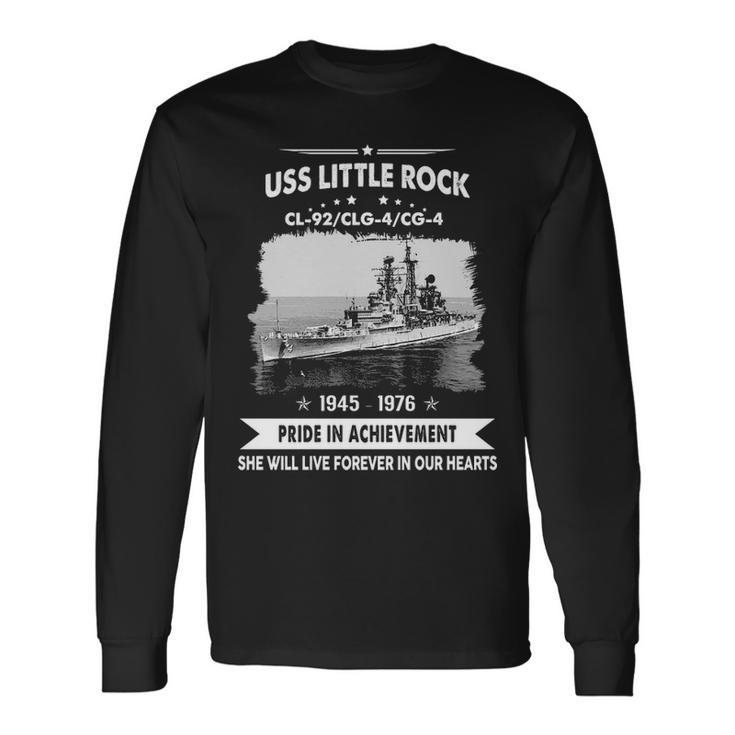 Uss Little Rock Cg 4 Clg 4 Cl Long Sleeve T-Shirt