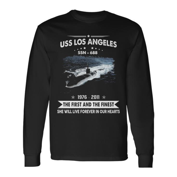 Uss Los Angeles Ssn Long Sleeve T-Shirt