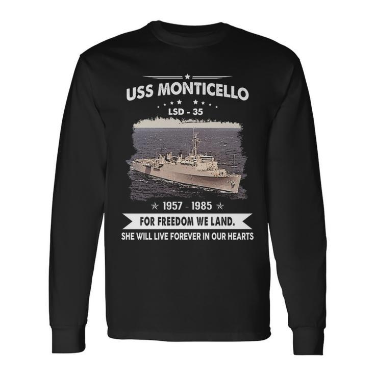 Uss Monticello Lsd V2 Long Sleeve T-Shirt