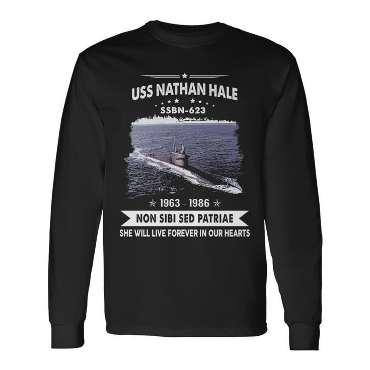 Uss Nathan Hale Ssbn Long Sleeve T-Shirt