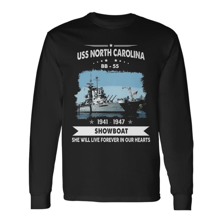 Uss North Carolina Bb V2 Long Sleeve T-Shirt