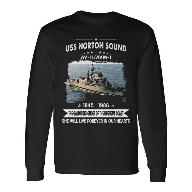 Uss Norton Sound Avm Long Sleeve T-Shirt