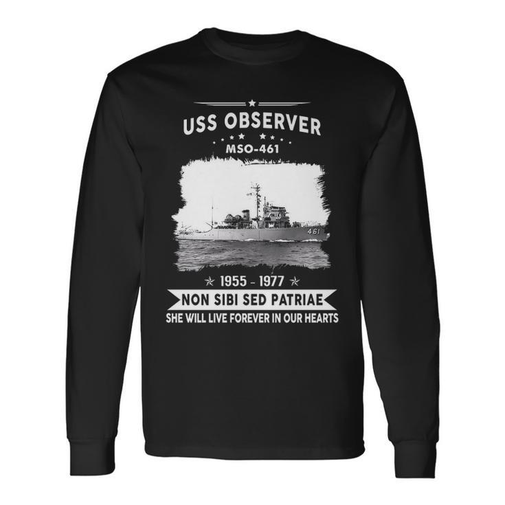 Uss Observer Mso Long Sleeve T-Shirt Gifts ideas