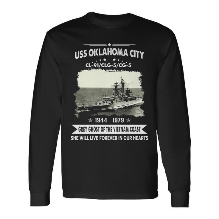 Uss Oklahoma City Clg 5 Cl Long Sleeve T-Shirt