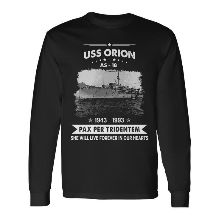 Uss Orion As Long Sleeve T-Shirt