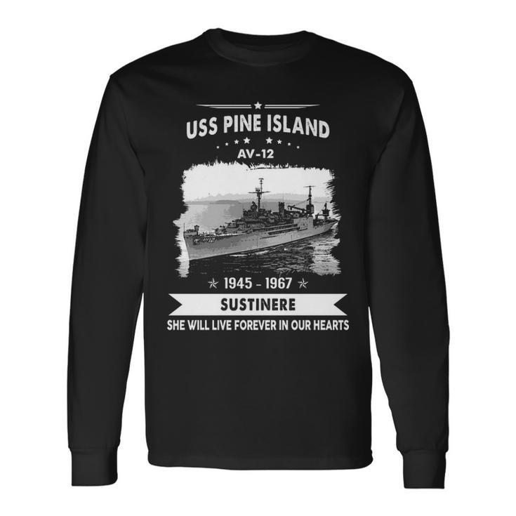 Uss Pine Island Av Long Sleeve T-Shirt