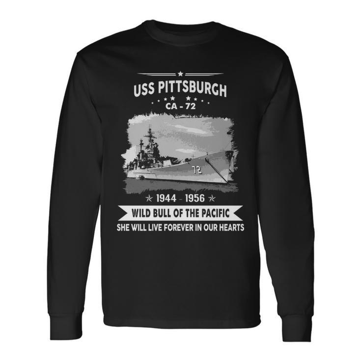 Uss Pittsburgh Ca Long Sleeve T-Shirt