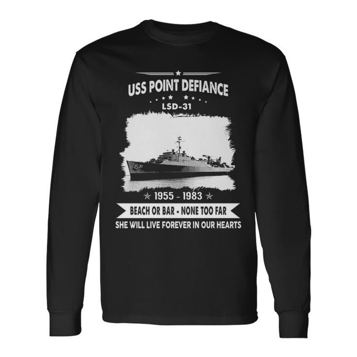 Uss Point Defiance Lsd V2 Long Sleeve T-Shirt