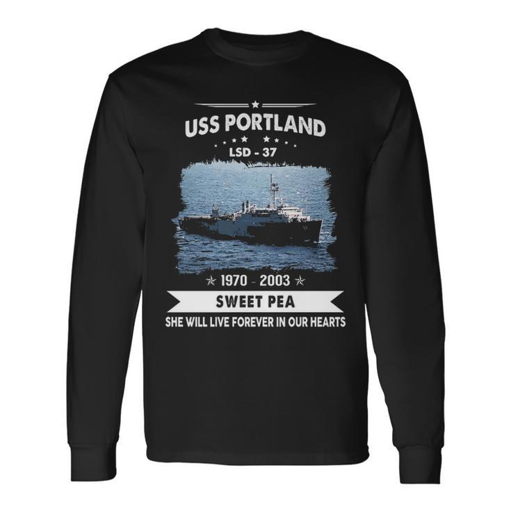 Uss Portland Lsd V2 Long Sleeve T-Shirt