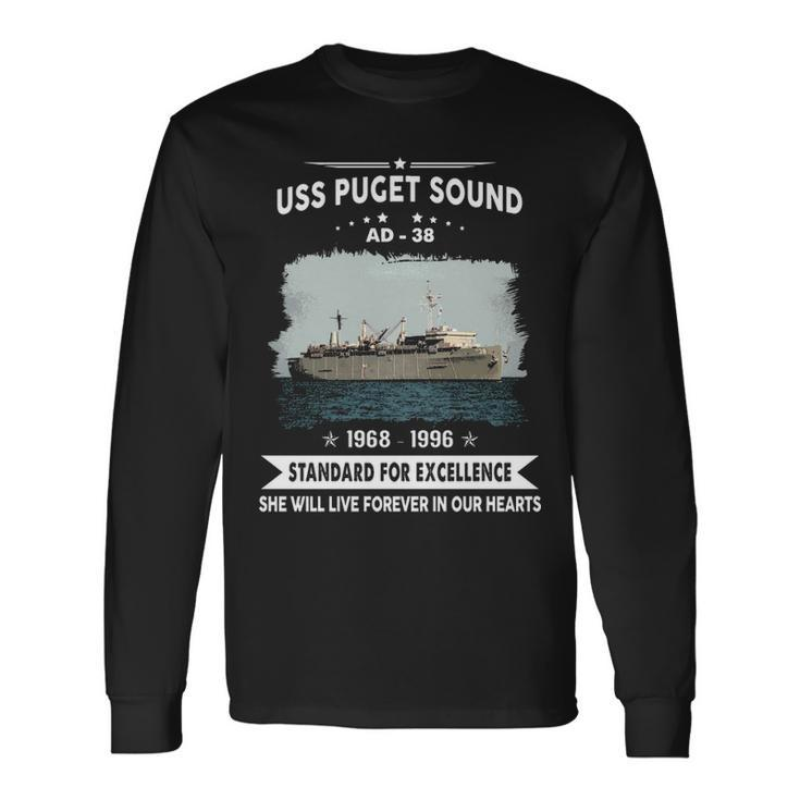 Uss Puget Sound Ad Long Sleeve T-Shirt