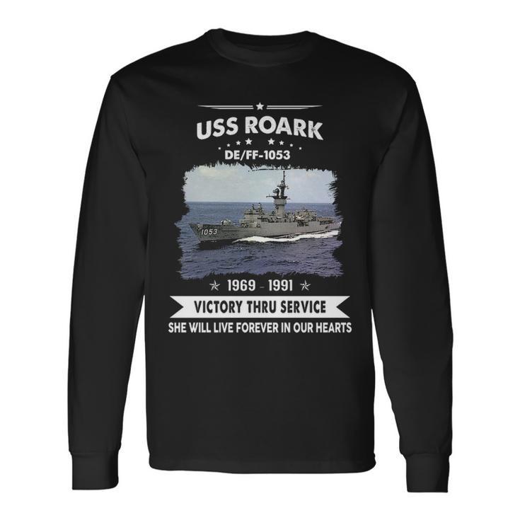 Uss Roark Ff 1053 De Long Sleeve T-Shirt