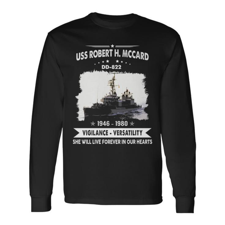 Uss Robert H Mccard Dd V2 Long Sleeve T-Shirt