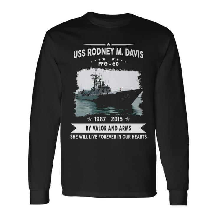 Uss Rodney M Davis Ffg Long Sleeve T-Shirt