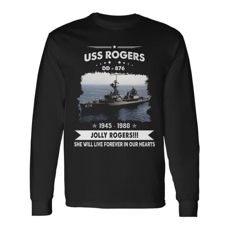 Uss Rogers Dd V2 Long Sleeve T-Shirt