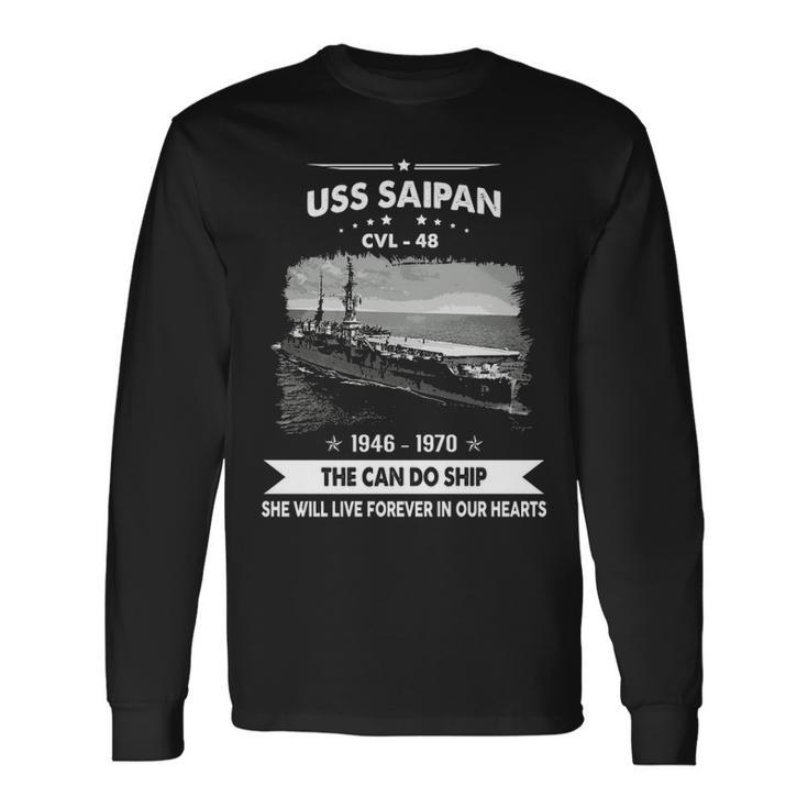Uss Saipan Cvl V2 Long Sleeve T-Shirt