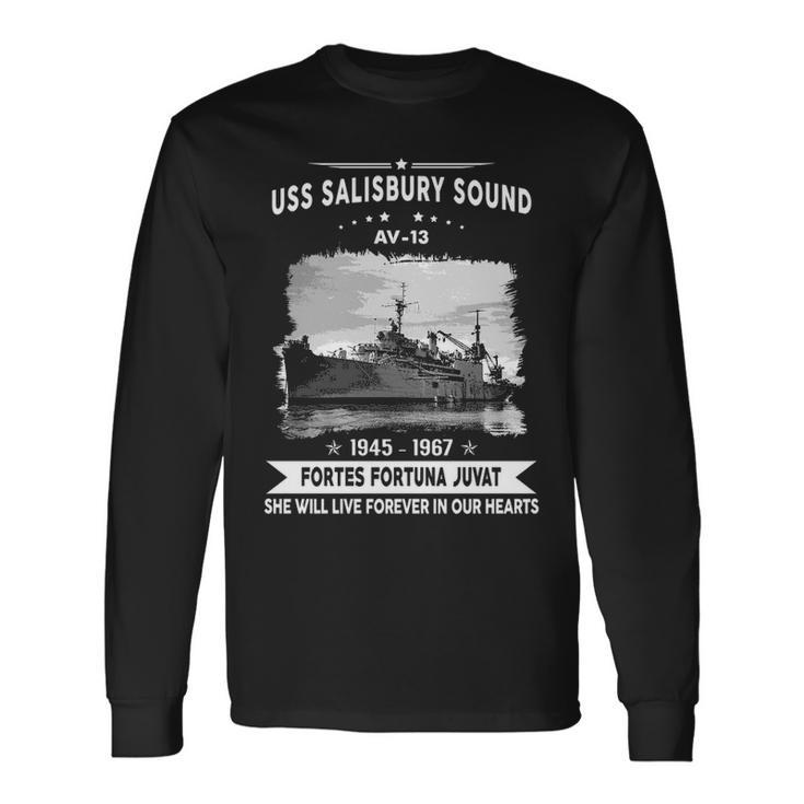 Uss Salisbury Sound Av Long Sleeve T-Shirt