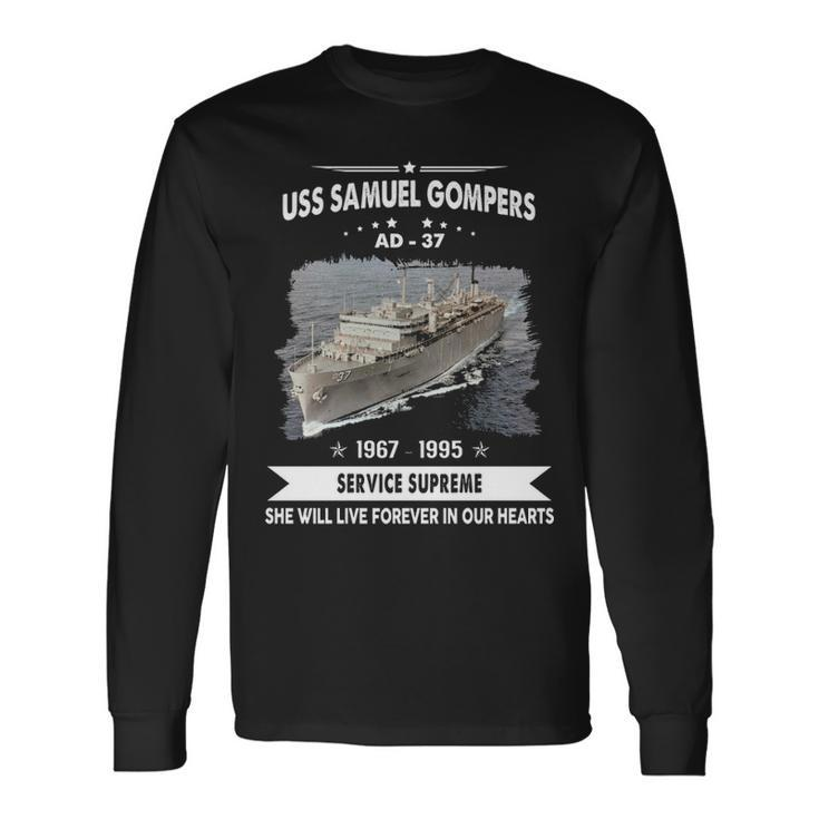 Uss Samuel Gompers Ad Long Sleeve T-Shirt Gifts ideas