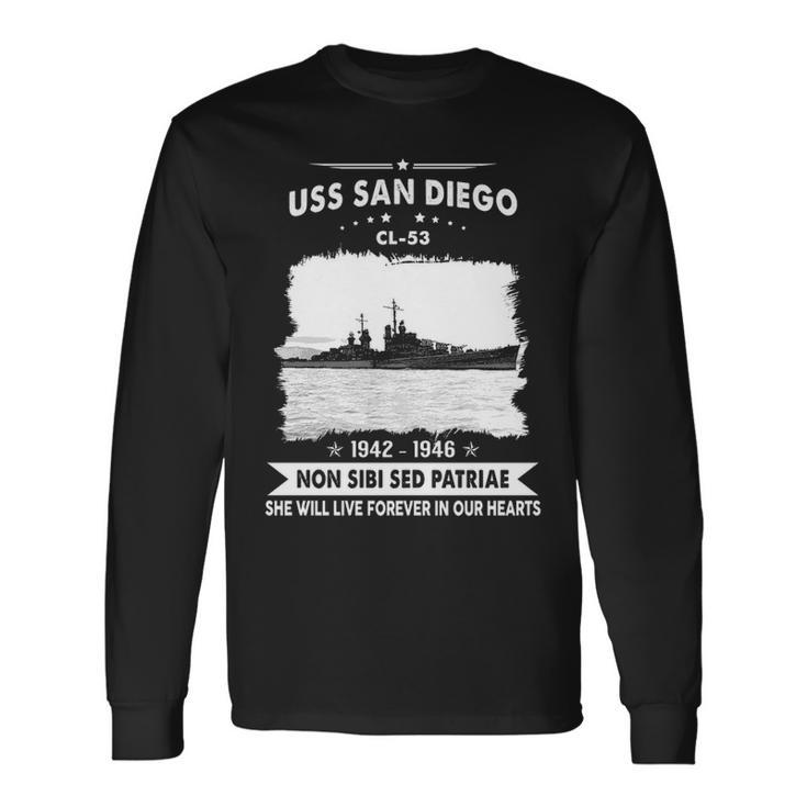 Uss San Diego Cl Long Sleeve T-Shirt