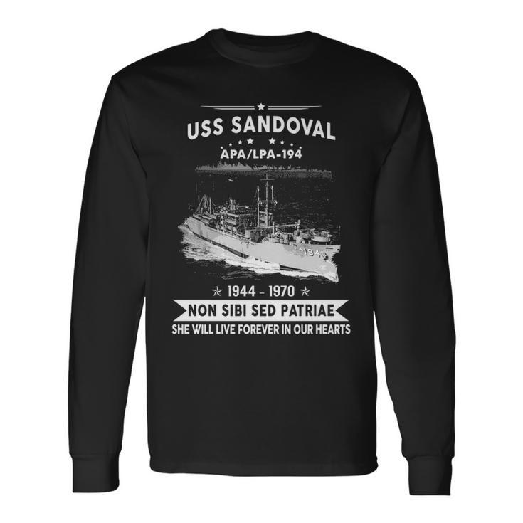 Uss Sandoval Apa Long Sleeve T-Shirt