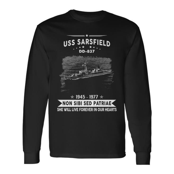 Uss Sarsfield Dd Long Sleeve T-Shirt