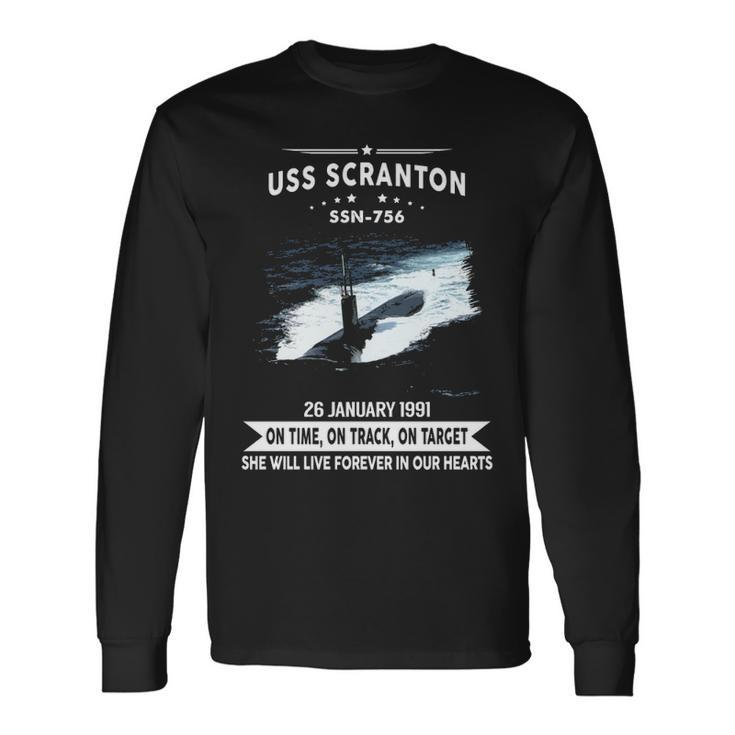 Uss Scranton Ssn Long Sleeve T-Shirt