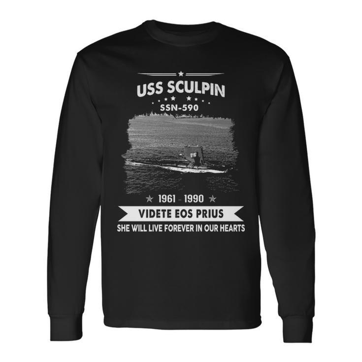 Uss Sculpin Ssn Long Sleeve T-Shirt