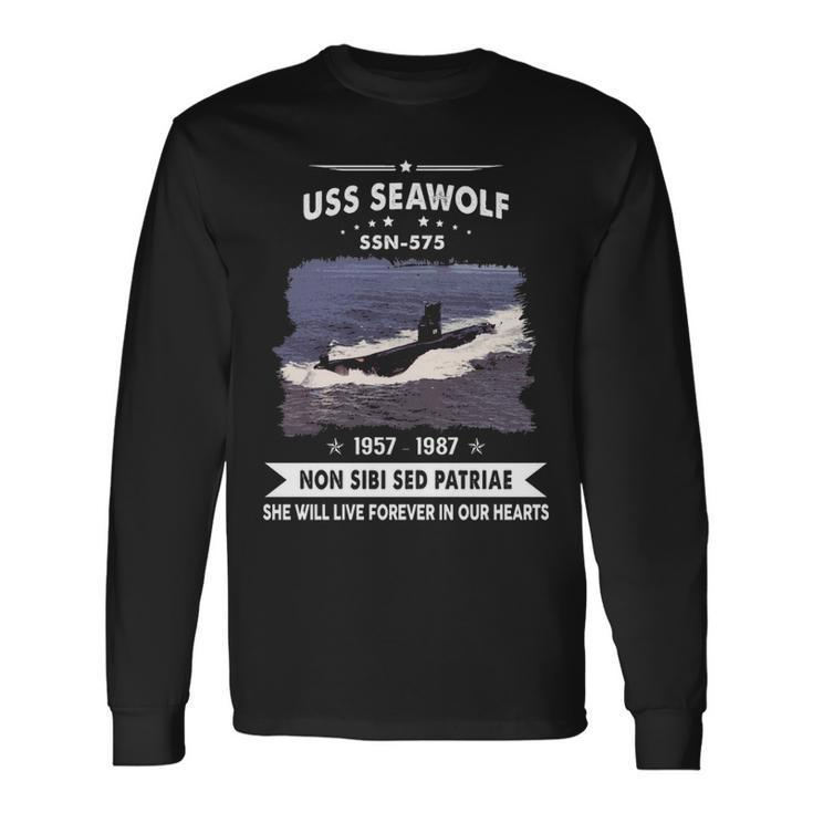 Uss Seawolf Ssn Long Sleeve T-Shirt