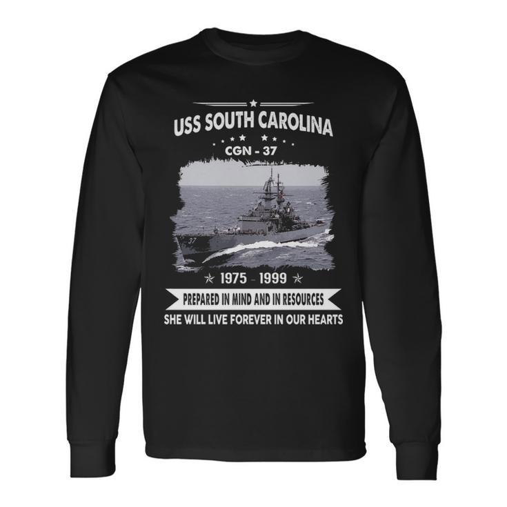 Uss South Carolina Cgn Long Sleeve T-Shirt