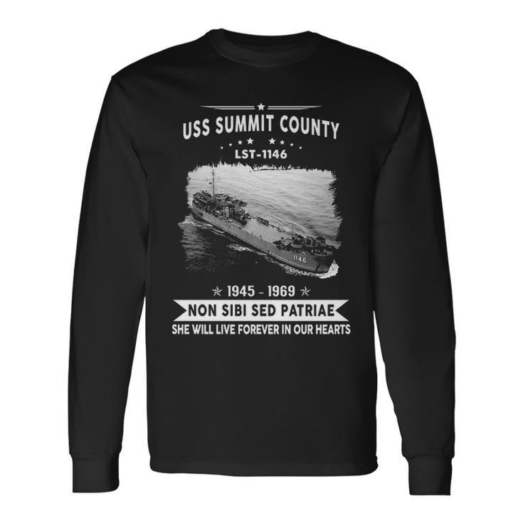 Uss Summit County Lst Long Sleeve T-Shirt