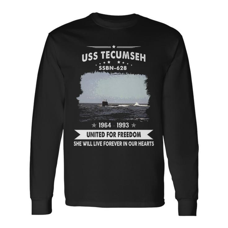 Uss Tecumseh Ssbn Long Sleeve T-Shirt