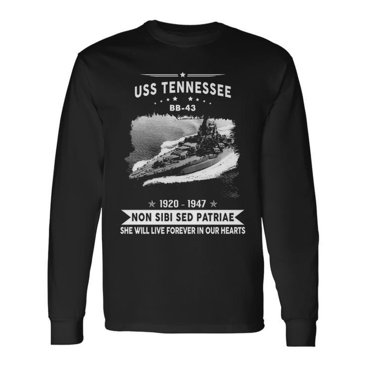 Uss Tennessee Bb Long Sleeve T-Shirt