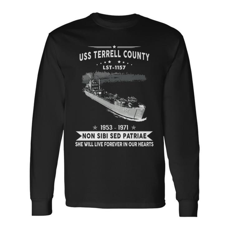 Uss Terrell County Lst Long Sleeve T-Shirt