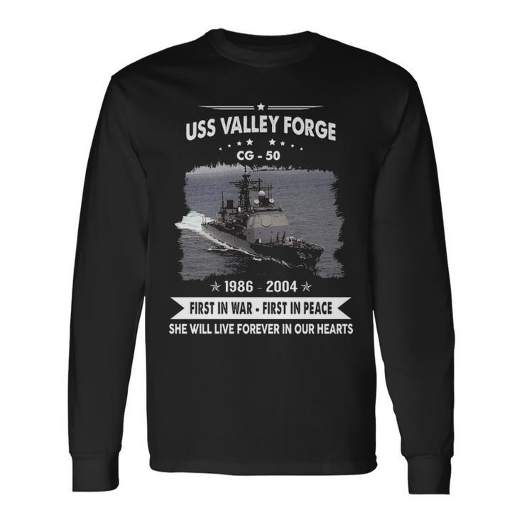 Uss Valley Forge Cg Long Sleeve T-Shirt