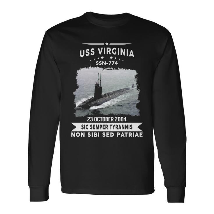 Uss Virginia Ssn Long Sleeve T-Shirt