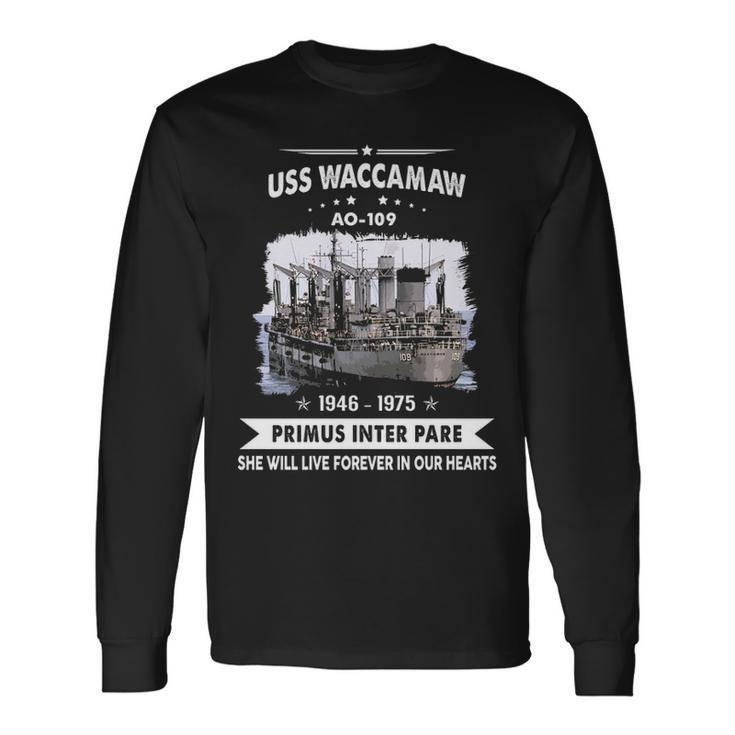 Uss Waccamaw Ao Long Sleeve T-Shirt