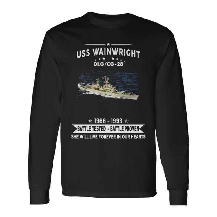 Uss Wainwright Cg 28 Dlg Long Sleeve T-Shirt