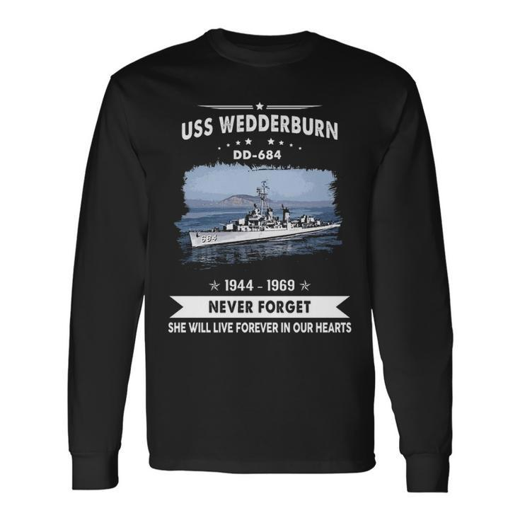 Uss Wedderburn Dd Long Sleeve T-Shirt