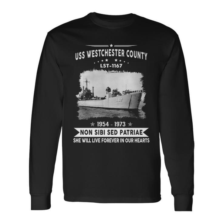 Uss Westchester County Lst Long Sleeve T-Shirt