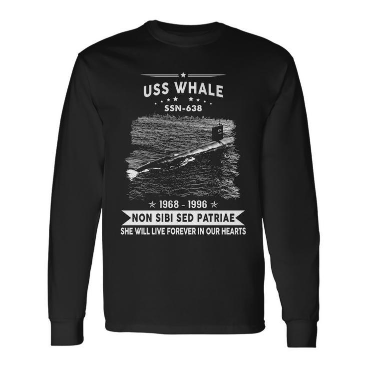 Uss Whale Ssn Long Sleeve T-Shirt