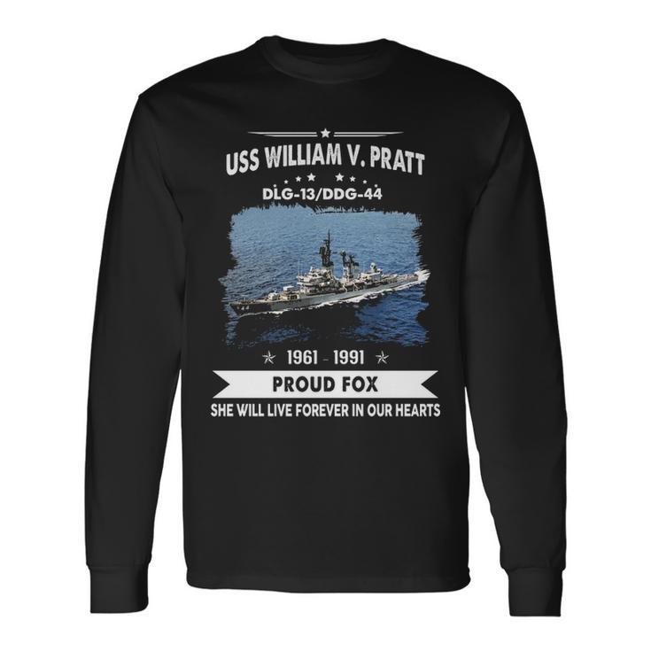 Uss William V Pratt Dlg 13 Ddg Long Sleeve T-Shirt