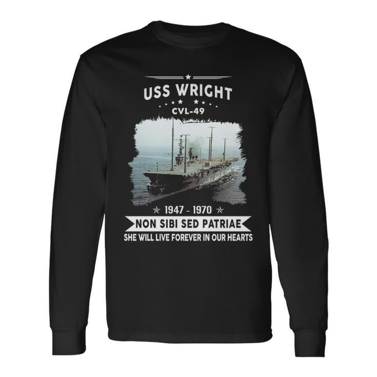 Uss Wright Cvl V2 Long Sleeve T-Shirt