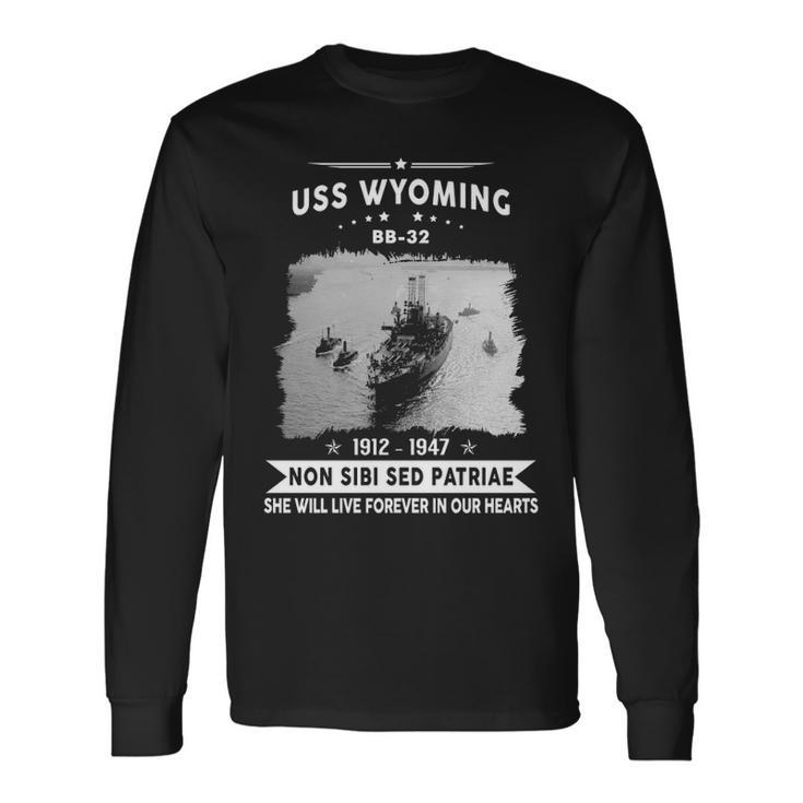 Uss Wyoming Bb Long Sleeve T-Shirt