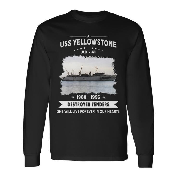 Uss Yellowstone Ad Long Sleeve T-Shirt