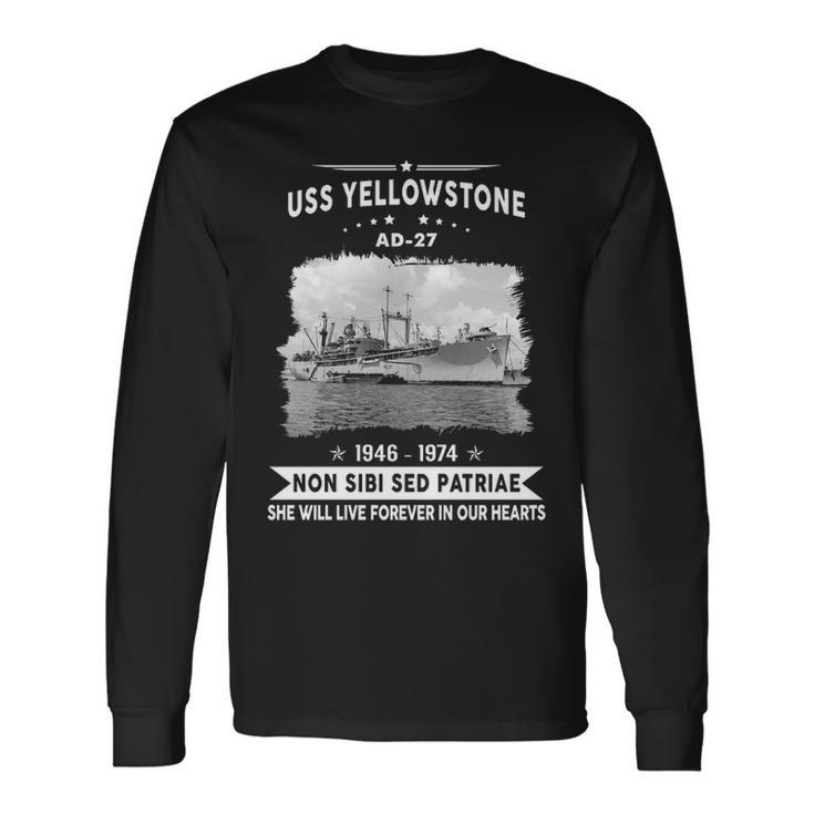 Uss Yellowstone Ad V2 Long Sleeve T-Shirt