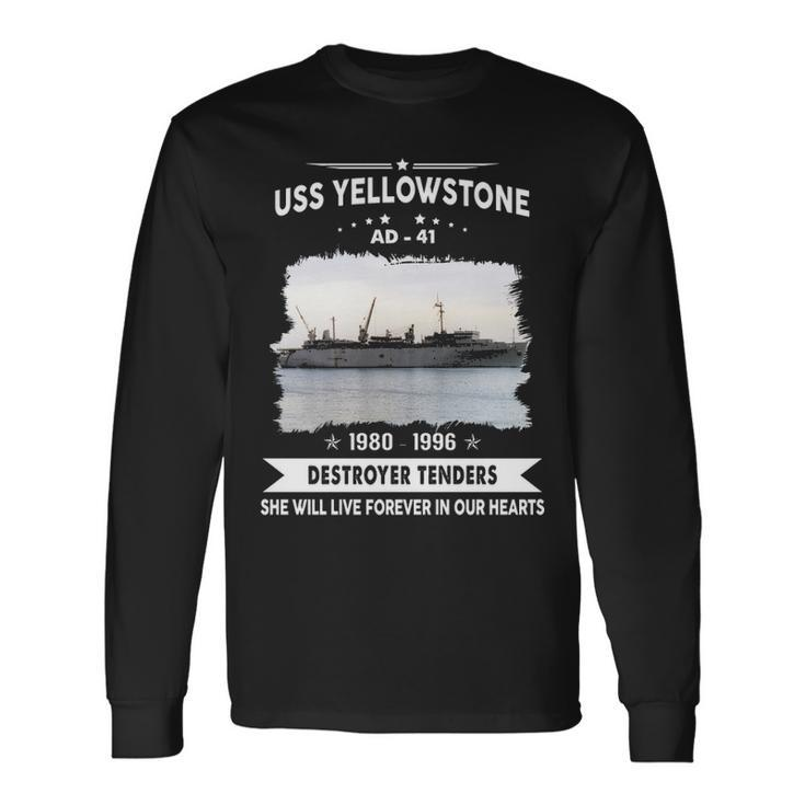 Uss Yellowstone Ad V3 Long Sleeve T-Shirt